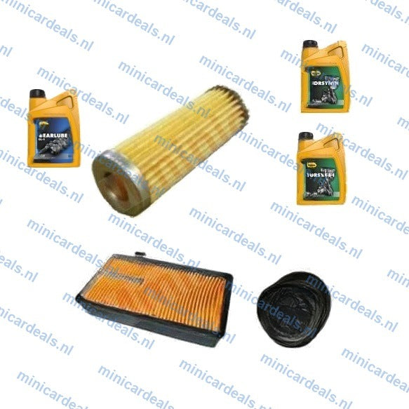 Onderhoudspakket + 2L Motorolie(10W40)+ 1L Versnellingsbak Olie(80W90), Aixam Z402 Oliefilter Luchtfilter Dieselfilter Kubota