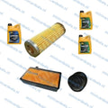 Onderhoudspakket + 2L Motorolie(10W40)+ 1L Versnellingsbak Olie(80W90), Aixam Z402 Oliefilter Luchtfilter Dieselfilter Kubota