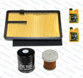 Onderhoudspakket + 2L Motorolie, Aixam Z402 Oliefilter Luchtfilter Dieselfilter Kubota
