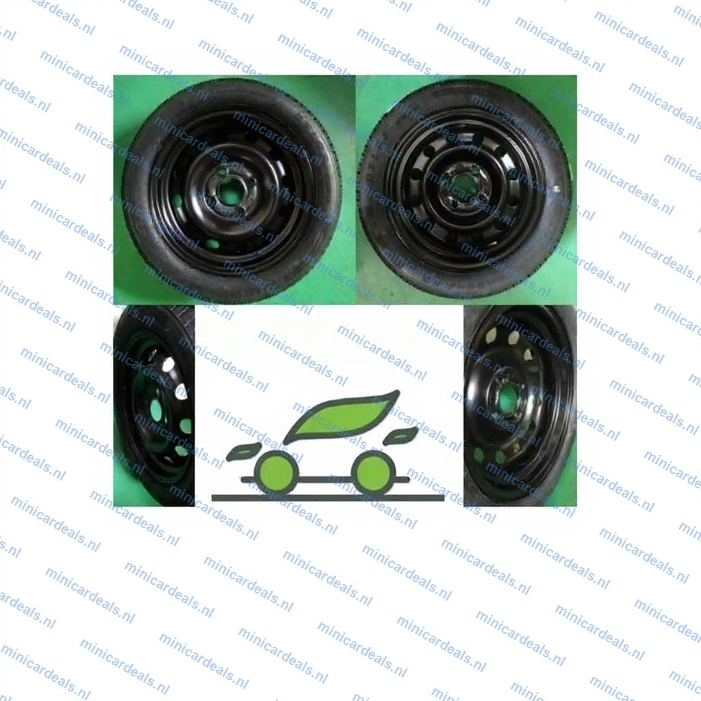 Set van 4 nieuwe Originele velgen + 4 nieuwe Winterbanden 13 inch Ligier Microcar
