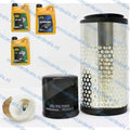 Onderhoudspakket + 2L Motorolie(10W40)+ 1L versnellingsbak olie(80W90), Aixam Z482 Oliefilter Luchtfilter Dieselfilter Kubota