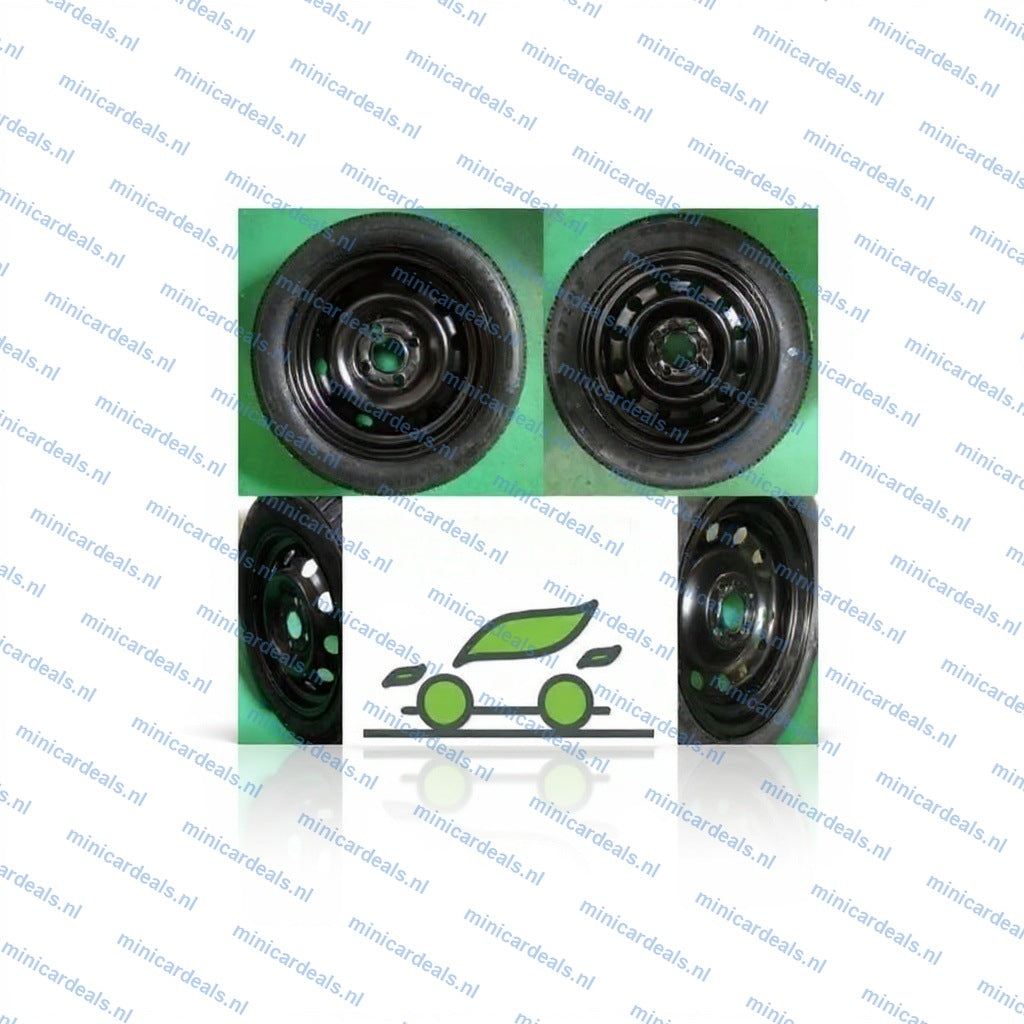 Set van 4 nieuwe Originele velgen + 4 nieuwe Allseizoensbanden 13 inch Ligier Microcar