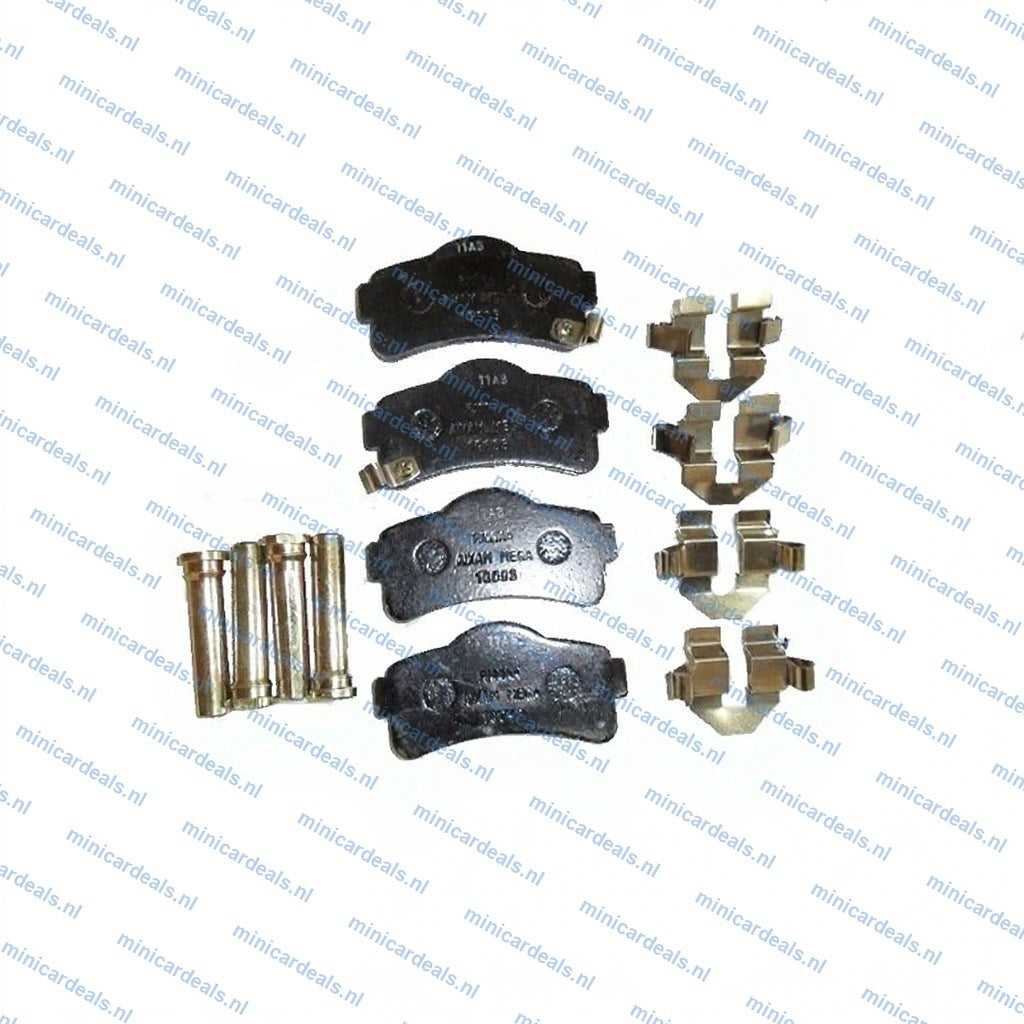 Remblokken reparatieset, voorzijde voor Aixam vanaf 2010,JDM,Bellier,Chatenet