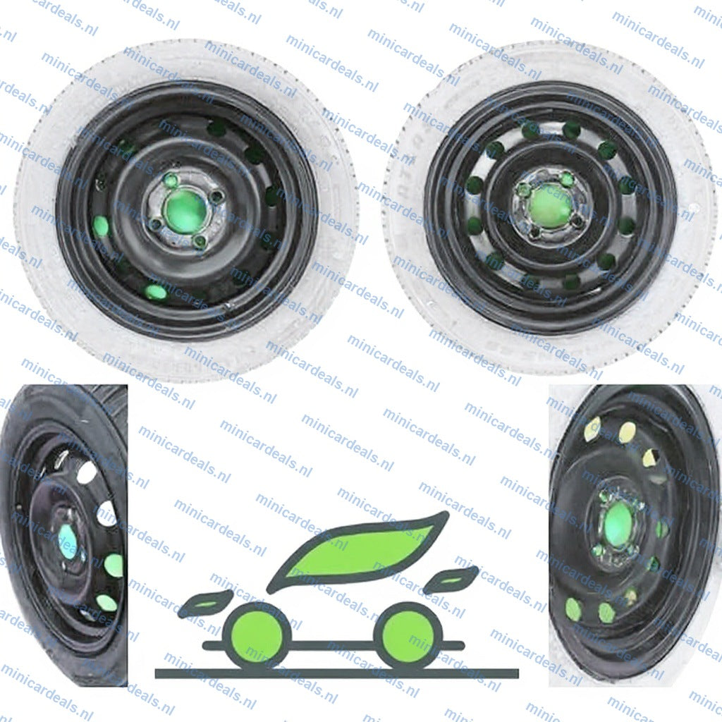 Set van 4 nieuwe Originele velgen + 4 nieuwe Zomerbanden 13 inch Ligier Microcar