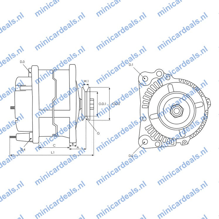 Lichtmaschine Honda(V1)