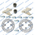Bremssatz hinten, Ligier(JS50/JS60/IXO) Microcar(M8/MGO 1/2/3/4),Bremssattel+Radlager+Bremsscheibe+Schrauben