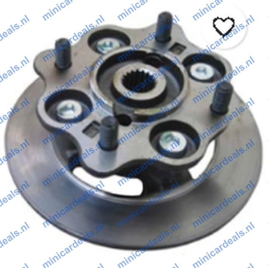 Radnabe + Bremsscheibe vorne JDM Titane (Ø 170 mm