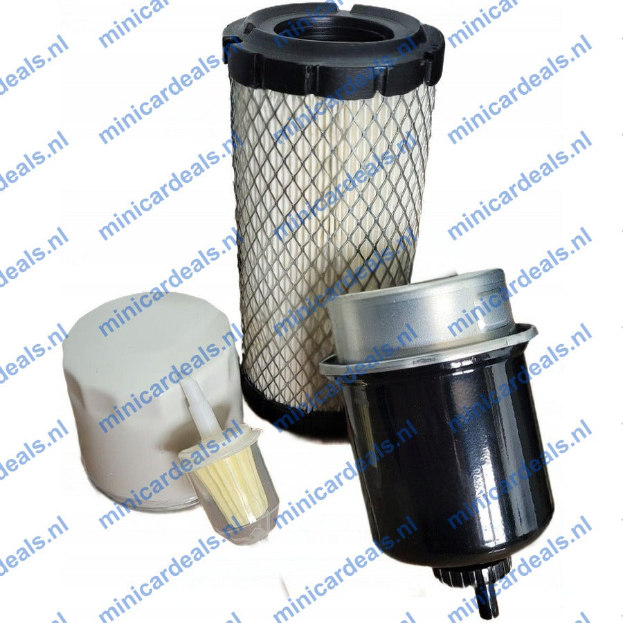 Onderhoudspakket Lombardini 442/492/480 DCI Oliefilter Luchtfilter Dieselfilter(2x)
