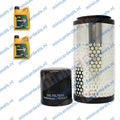 Wartungspaket + 2L Motoröl, Aixam Z482 Ölfilter Luftfilter Dieselfilter Kubota